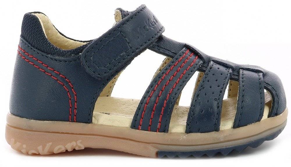 KICKERS ΠΑΠΟΥΤΣΟΠΕΔΙΛΑ KICKERS PLATIBACK 544882 ΣΚΟΥΡΟ ΜΠΛΕ (EU:20)