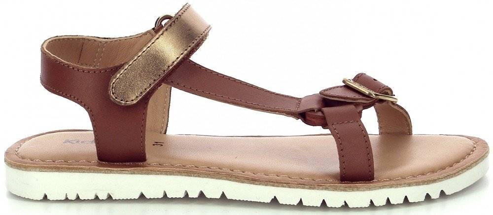 ΣΑΝΔΑΛΙΑ KICKERS BRASKA 894830 ΚΑΜΕΛ/ΧΡΥΣΟ (EU:32)
