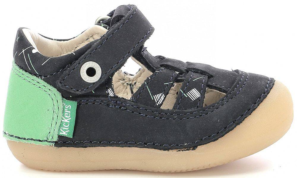 ΠΑΠΟΥΤΣΟΠΕΔΙΛΑ KICKERS SUSHY 895232 ΣΚΟΥΡΟ ΜΠΛΕ/ΠΡΑΣΙΝΟ (EU:19)