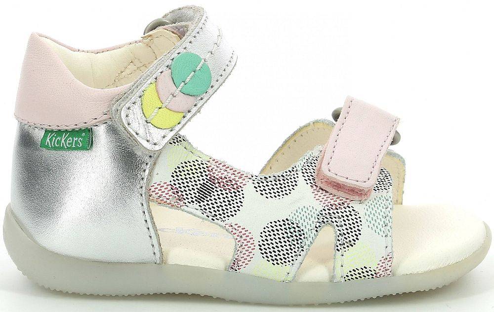 ΠΕΔΙΛΑ KICKERS BINSIA-2 860597 ΛΕΥΚΟ/ΑΣΗΜΙ/ΡΟΖ (EU:22)