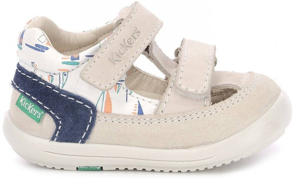 ΠΑΠΟΥΤΣΟΠΕΔΙΛΑ KICKERS KID 692397 ΛΕΥΚΟ/ΜΠΛΕ (EU:19) KICKERS