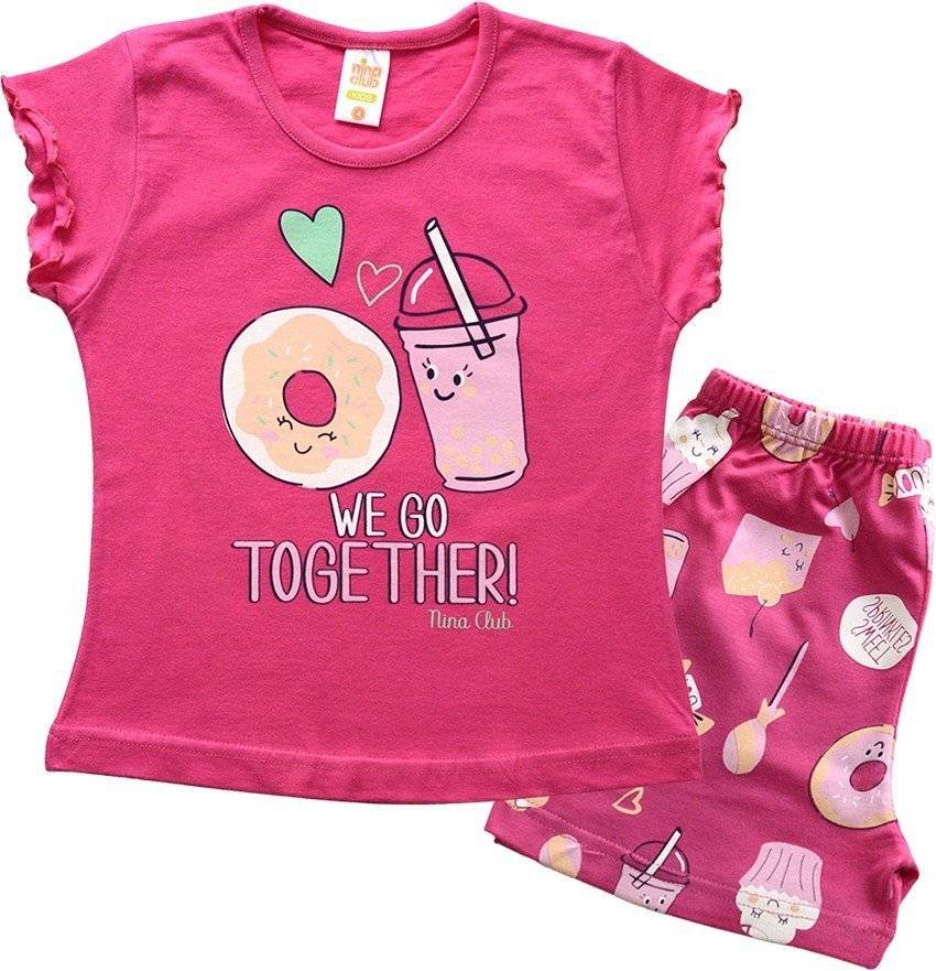 ΠΥΤΖΑΜΕΣ NINA CLUB 152 ΦΟΥΞΙΑ (80-90 CM)-(1 ΕΤΟΥΣ) NINA CLUB