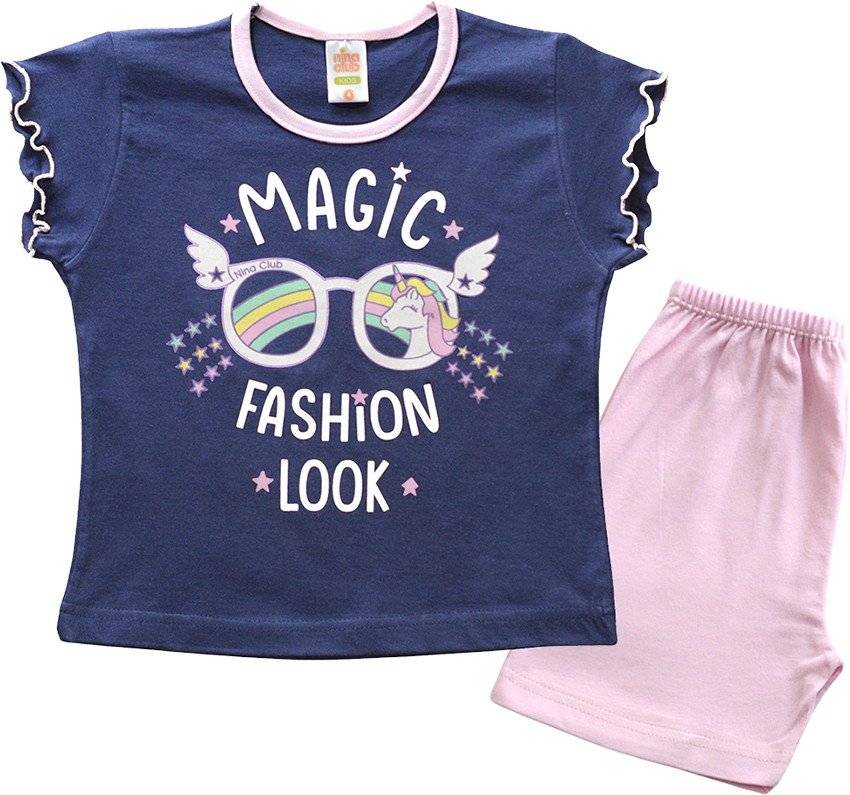 ΠΥΤΖΑΜΕΣ NINA CLUB 148 ΜΠΛΕ/ΡΟΖ (80-90CM)-(1 ΕΤΟΥΣ) NINA CLUB