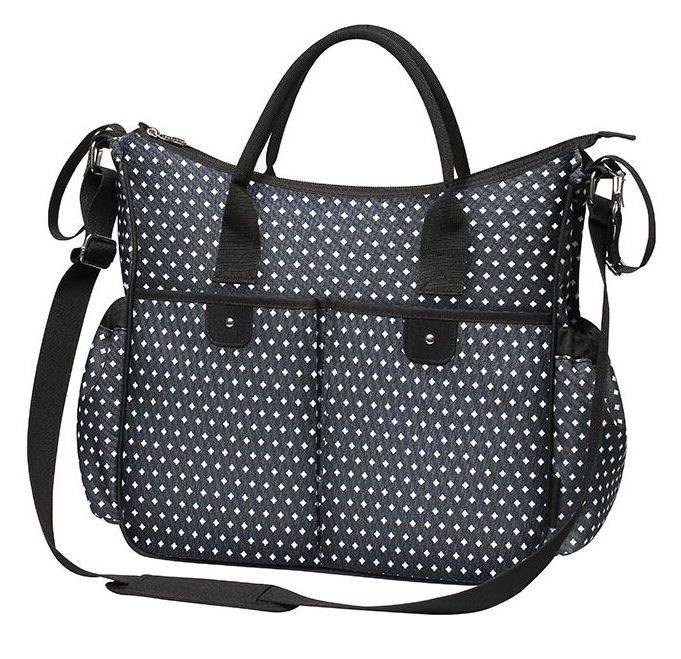 ΤΣΑΝΤΑ ΑΛΛΑΞΙΕΡΑ BABYONO SO CITY! ΑΣΠΡΟΜΑΥΡΟ BABYONO