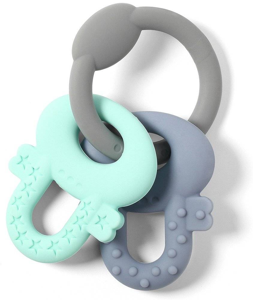 ΟΡΘΟΔΟΝΤΙΚΟ ΜΑΣΗΤΙΚΟ ΑΠΑΛΗΣ ΣΙΛΙΚΟΝΗΣ BABYONO ΚΛΕΙΔΑΡΙΕΣ BABYONO