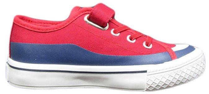 ΠΑΠΟΥΤΣΙΑ LEVI'S SQUARE VORI0100T ΚΟΚΚΙΝΟ/ΣΚΟΥΡΟ ΜΠΛΕ (EU:32)