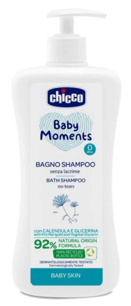 ΑΦΡΟΛΟΥΤΡΟ - ΣΑΜΠΟΥΑΝ CHICCO NEW BABY MOMENTS 500ML GR CHICCO