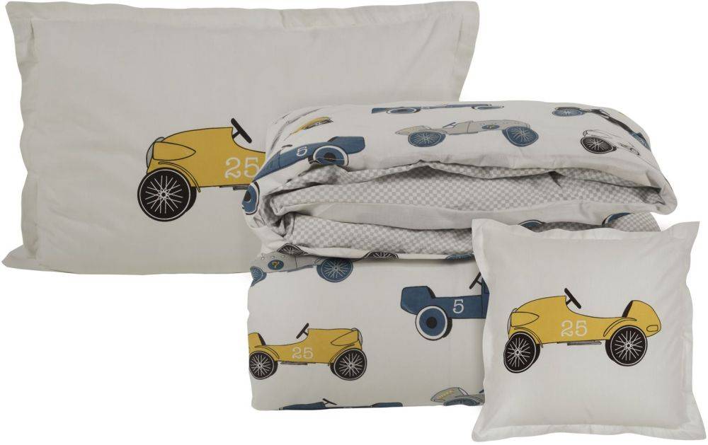 DAS HOME ΣΕΤ ΚΟΥΒΕΡΛΙ DAS HOME MONO KID 4799 ΕΚΡΟΥ/ΜΠΛΕ/ΓΚΡΙ/ΩΧΡΑ 160X240CM 3ΤΜΧ