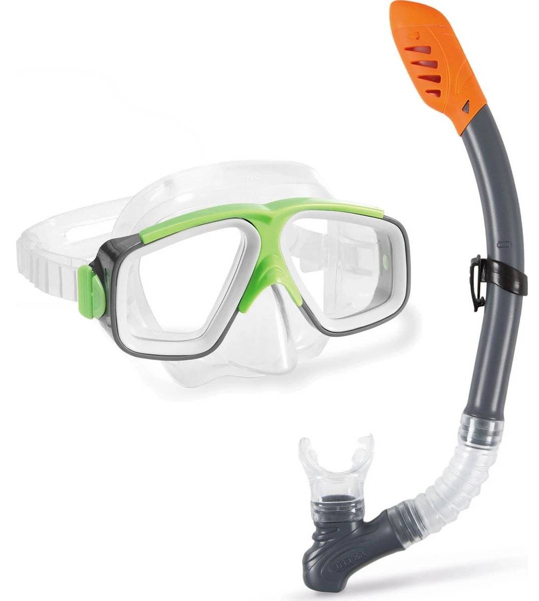 ΣΕΤ ΜΑΣΚΑ - ΑΝΑΠΝΕΥΣΤΗΡΑ INTEX SURF RIDER ΠΡΑΣΙΝΟ