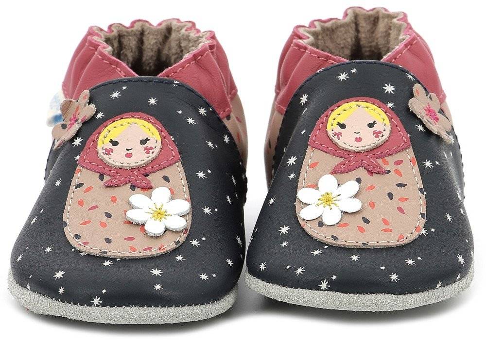 ΠΑΝΤΟΦΛΑΚΙΑ ROBEEZ FLOWER DOLLS 912950 ΣΚΟΥΡΟ ΜΠΛΕ/ΡΟΖ (EU:17/18)
