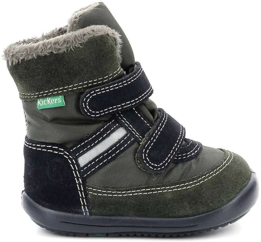 ΜΠΟΤΑΚΙ KICKERS KIMBAK 878582 ΠΡΑΣΙΝΟ/ΣΚΟΥΡΟ ΜΠΛΕ (EU:22)