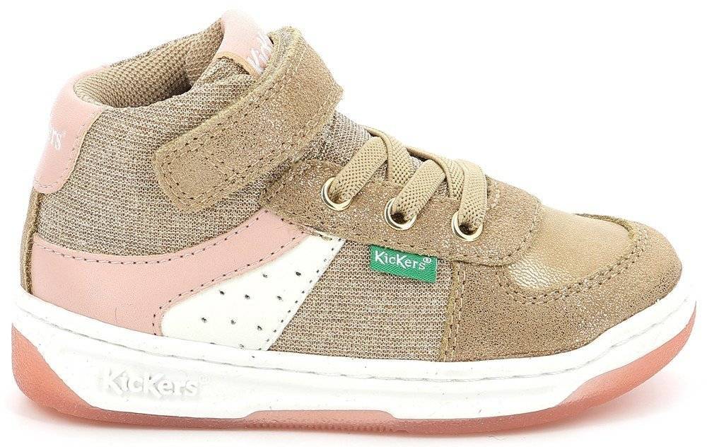 ΜΠΟΤΑΚΙ KICKERS KICKALIEN 910870 ΜΠΕΖ/ΡΟΖ (EU:35) KICKERS