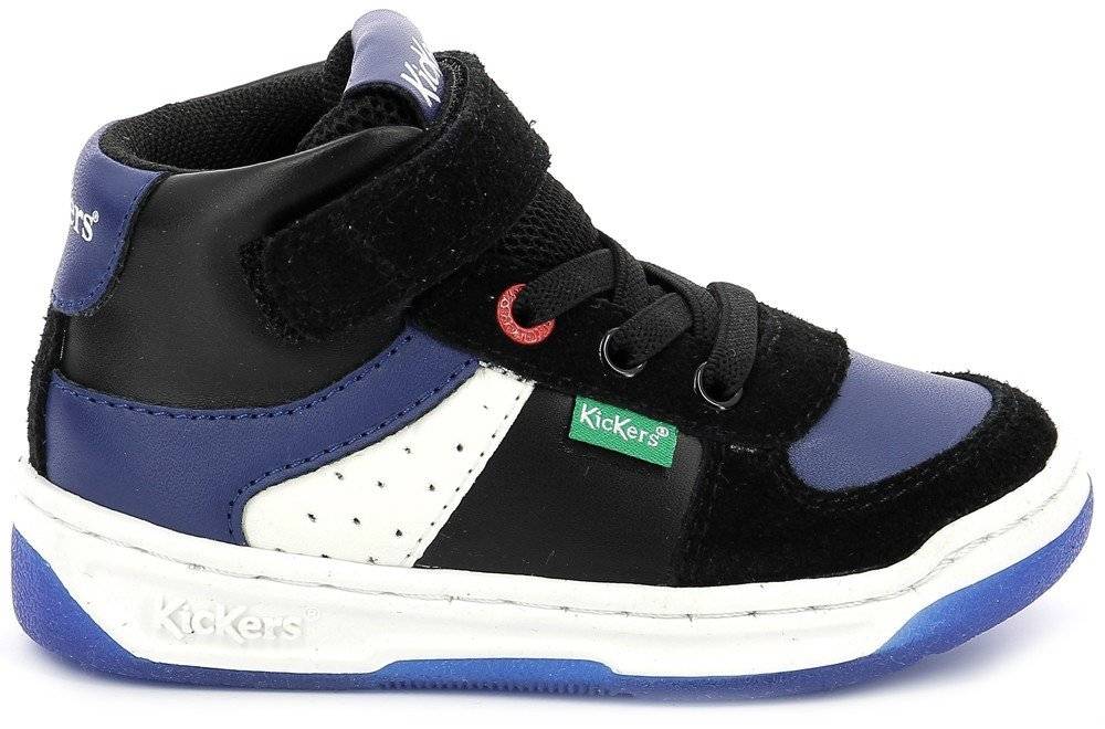 ΜΠΟΤΑΚΙ KICKERS KICKALIEN 910872 ΜΑΥΡΟ/ΜΠΛΕ/ΛΕΥΚΟ (EU:32)