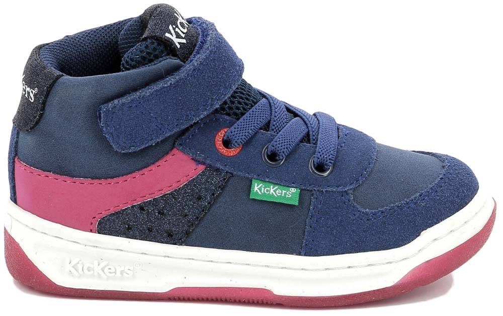 ΜΠΟΤΑΚΙ KICKERS KICKALIEN 910871 ΣΚΟΥΡΟ ΜΠΛΕ/ΦΟΥΞΙΑ (EU:29)
