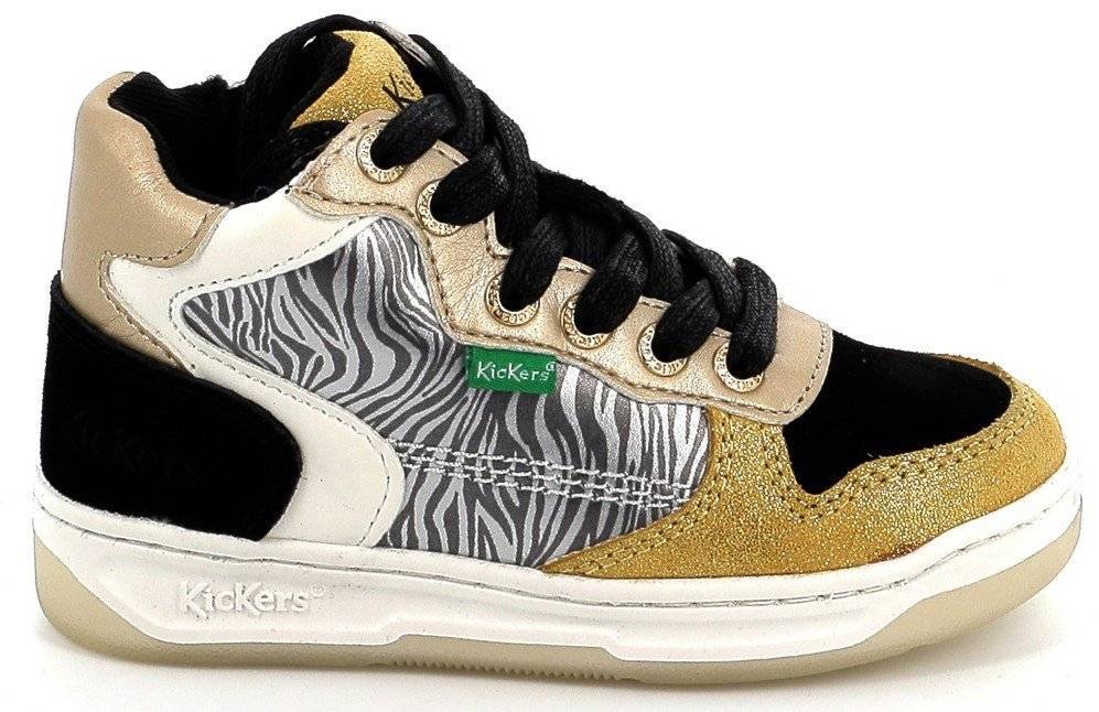 ΜΠΟΤΑΚΙ KICKERS KICKLAX 910880 ΖΕΒΡΕ ΚΙΤΡΙΝΟ/ΜΑΥΡΟ (EU:31)