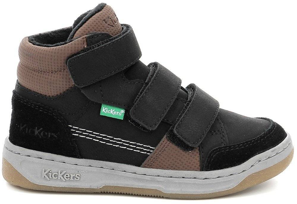 ΜΠΟΤΑΚΙ KICKERS KROISY 910900 ΜΑΥΡΟ/ΚΑΦΕ (EU:30)