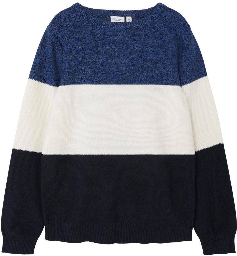 ΠΟΥΛΟΒΕΡ NAME IT 13206610 NKMVOHAN ΜΠΛΕ/ΛΕΥΚΟ/ΣΚΟΥΡΟ ΜΠΛΕ (158-164 CM)-(13-14 ΕΤΩΝ) NAME IT