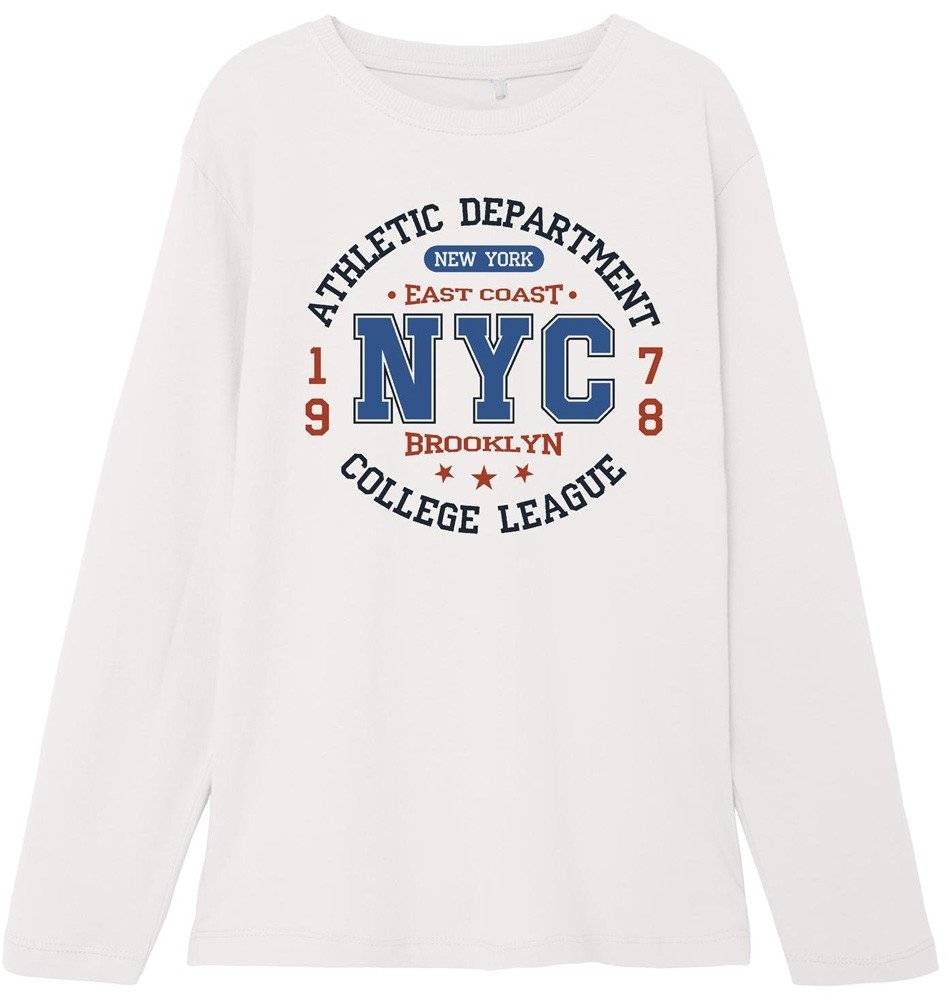 ΜΠΛΟΥΖΑ ΜΑΚΡΥΜΑΝΙΚΗ NAME IT 13206578 NKMVAGNO ΛΕΥΚΟ (116 CM)-(6 ΕΤΩΝ) NAME IT