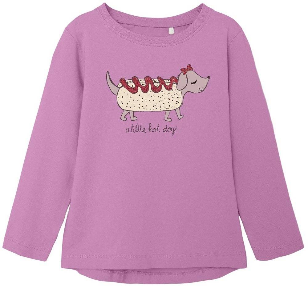 ΜΠΛΟΥΖΑ ΜΑΚΡΥΜΑΝΙΚΗ NAME IT 13206648 NMFVIX ΛΙΛΑ (92 CM)-(2 ΕΤΩΝ)