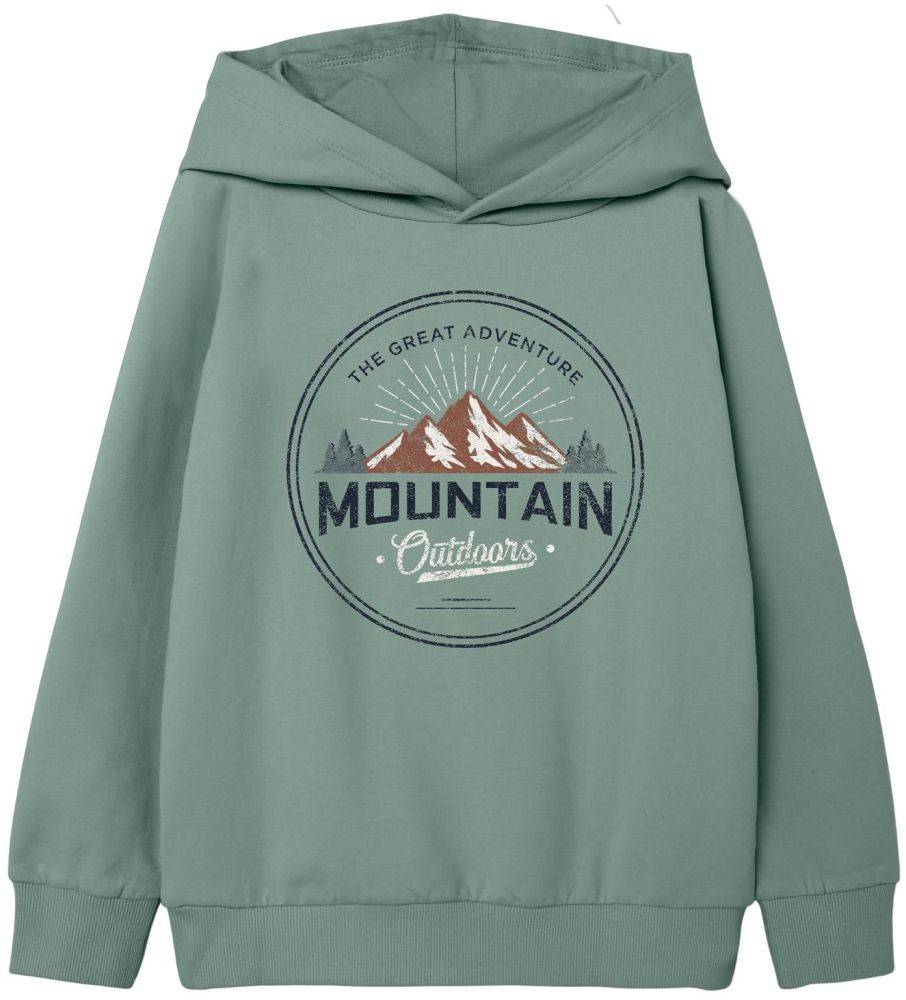 NAME IT HOODIE NAME IT 13206621 NKMVUGO ΠΡΑΣΙΝΟ MINT (122-128 CM)-(7-8 ΕΤΩΝ)