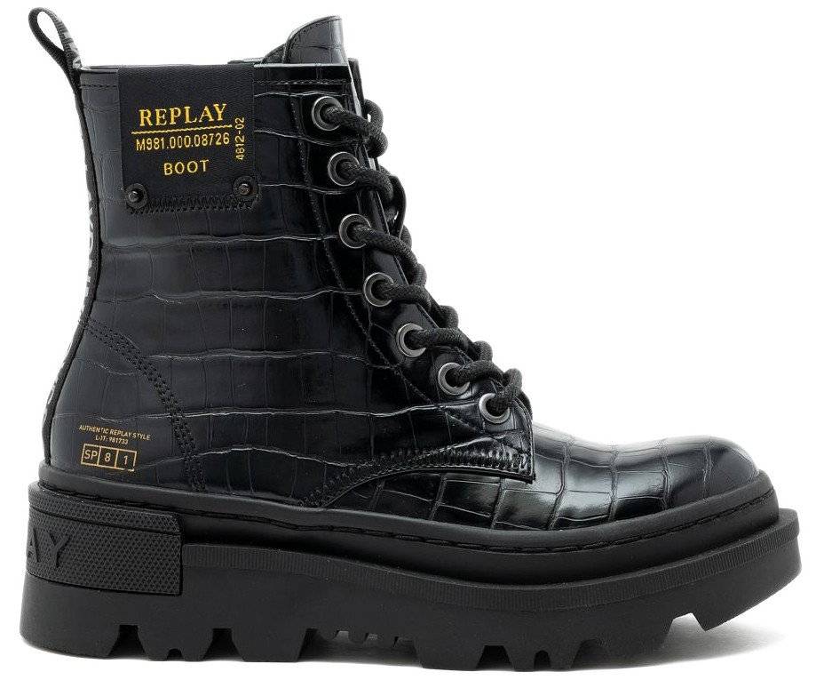 ΜΠΟΤΑΚΙΑ REPLAY JL220003S-0003 ΜΑΥΡΟ (EU:33)