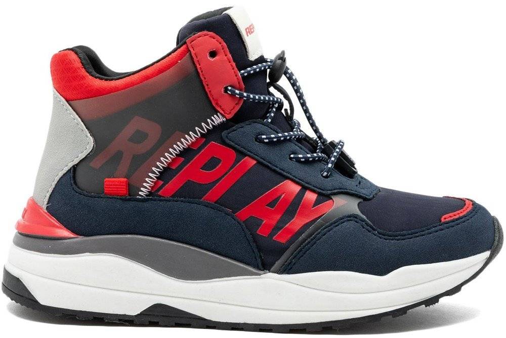 ΜΠΟΤΑΚΙ REPLAY JS640002T-0290 ΣΚΟΥΡΟ ΜΠΛΕ/ΚΟΚΚΙΝΟ (EU:35)