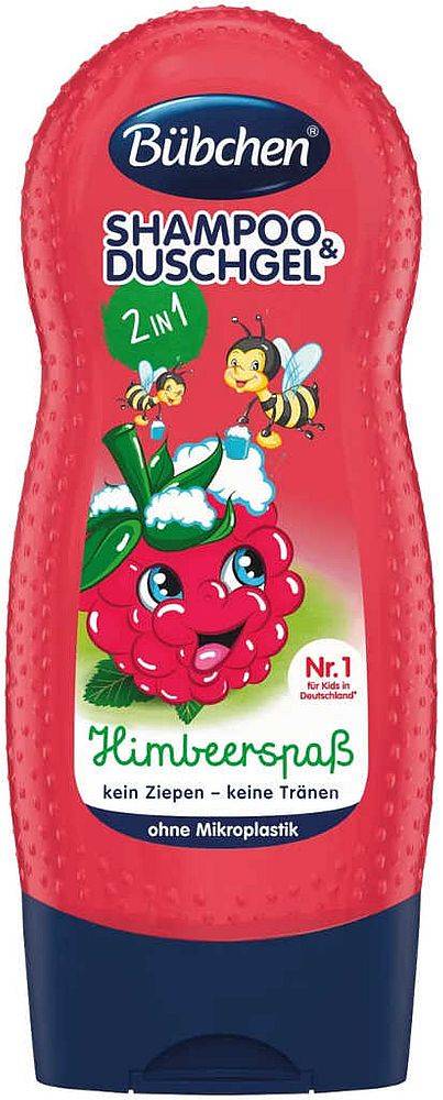 BUEBCHEN ΣΑΜΠΟΥΑΝ ΚΑΙ ΑΦΡΟΝΤΟΥΣ 2 ΣΕ 1 RASPBERRY FUN 230ML BUEBCHEN