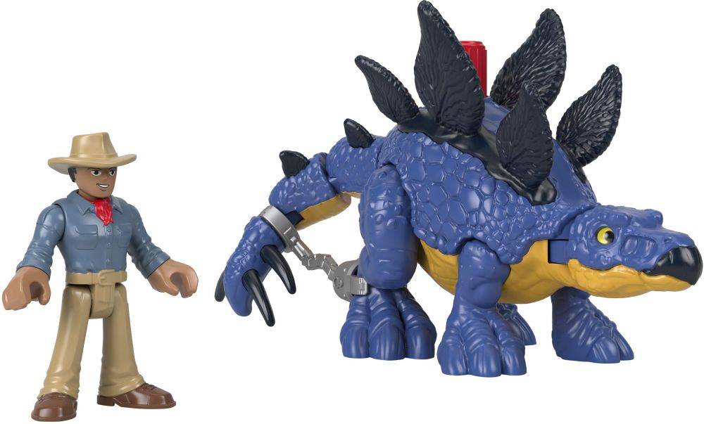 IMAGINEXT - JURASSIC WORLD 3 - ΔΕΙΝΟΣΑΥΡΟΣ ΚΑΙ ΦΙΓΟΥΡΑ (GVV64) FISHER-PRICE