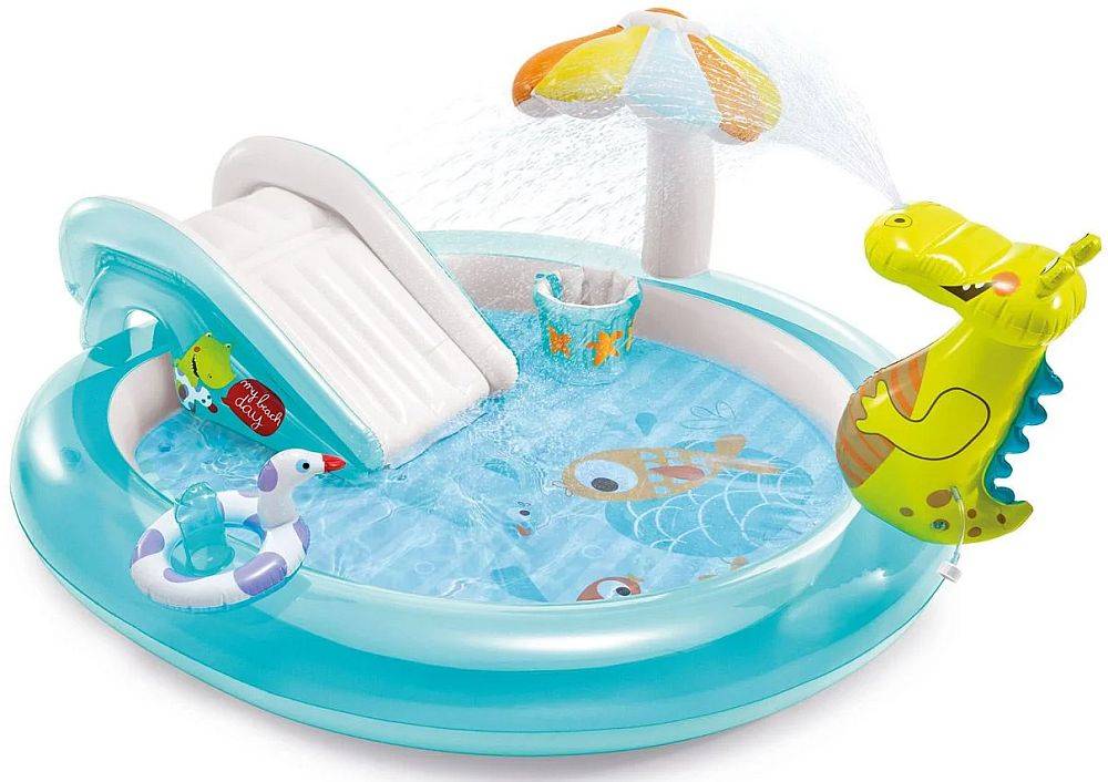 INTEX ΦΟΥΣΚΩΤΗ ΠΙΣΙΝΑ ΤΟΥ ΑΛΙΓΑΤΟΡΑ INTEX GATOR PLAY CENTER 201 X 107 X 84CM