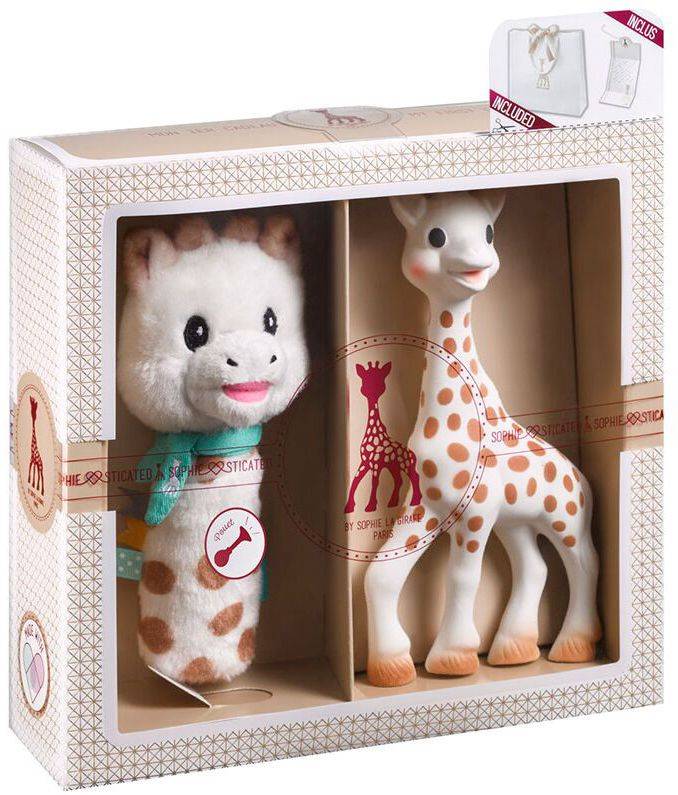 ΣΕΤ ΔΩΡΟΥ ΚΑΙ ΜΙΑ ΚΟΥΔΟΥΝΙΣΤΡΑ "ΠΙΟΥ-ΠΙΟΥ" SOPHIE LA GIRAFE SOPHIE LA GIRAFE