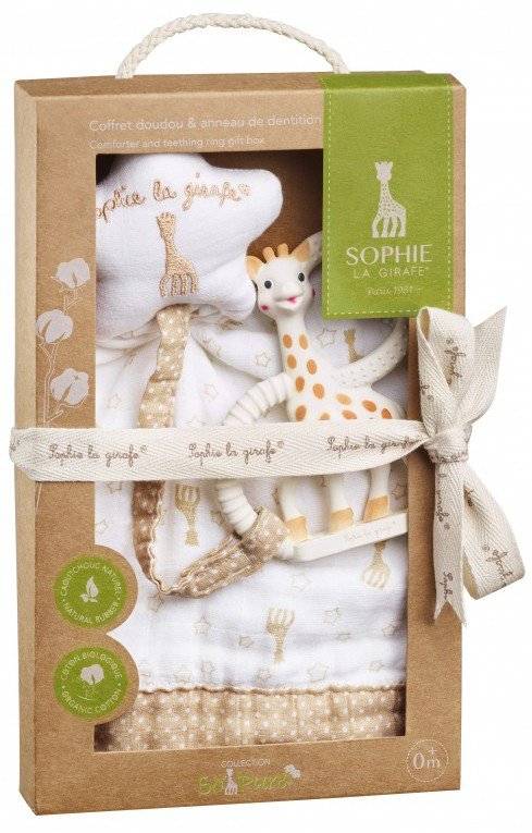 SOPHIE LA GIRAFE ΠΑΝΑΚΙ ΠΑΡΗΓΟΡΙΑΣ ΜΕ ΚΛΙΠ ΠΙΠΙΛΑΣ 100% ΟΡΓΑΝΙΚΟ ΒΑΜΒΑΚΙ ΚΑΙ ΔΑΚΤΥΛΙΟ ΟΔΟΝΤΟΦΥΪΑΣ SOFIE THE GIRAFFE