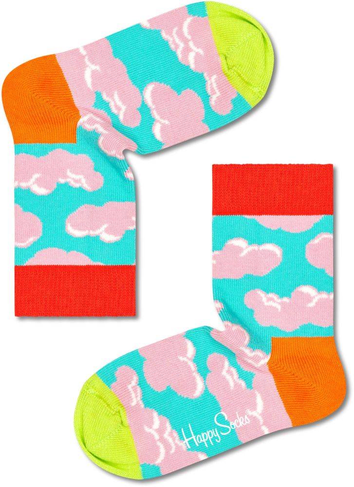 HAPPY SOCKS ΚΑΛΤΣΕΣ HAPPY SOCKS KIDS CLOUD SOCK KCLO01-6000 ΑΝΟΙΧΤΟ ΜΠΛΕ (EU:24-26)