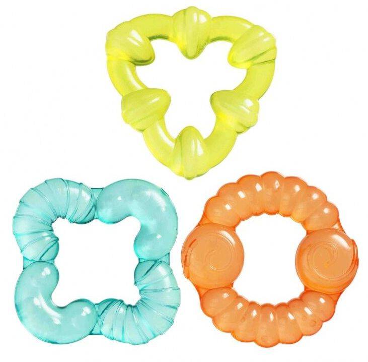 ΜΑΣΗΤΙΚΟΙ ΔΑΚΤΥΛΙΟΙ PLAYGRO BUMPY GUMS 3PK WATER TEETHER 3Μ+ PLAYGRO