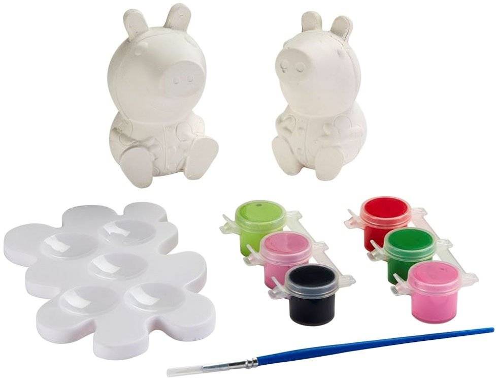 PEPPA PIG ΦΙΓΟΥΡΕΣ ΑΠΟ ΠΥΛΟ ΓΙΑ ΖΩΓΡΑΦΙΚΗ 2PACK ΠΕΠΠΑ - ΤΖΟΡΤΖ (PP017000)