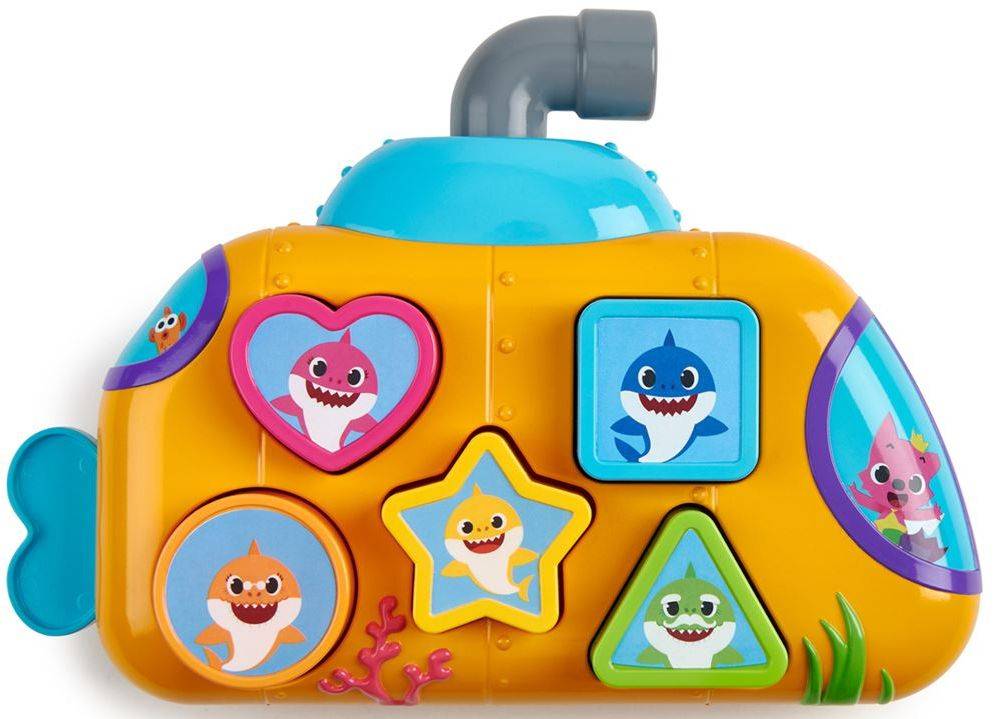 BABY SHARK ΜΟΥΣΙΚΟ ΥΠΟΒΡΥΧΙΟ ΜΕ ΣΧΗΜΑΤΑ (BAH11000)