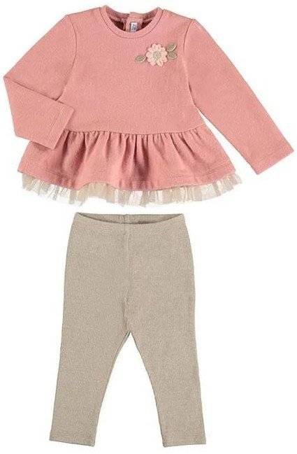 ΣΕΤ ΡΟΥΧΩΝ MAYORAL 2724 ΡΟΖ/ΜΠΕΖ (68 CM)(6-9 ΜΗΝΩΝ)