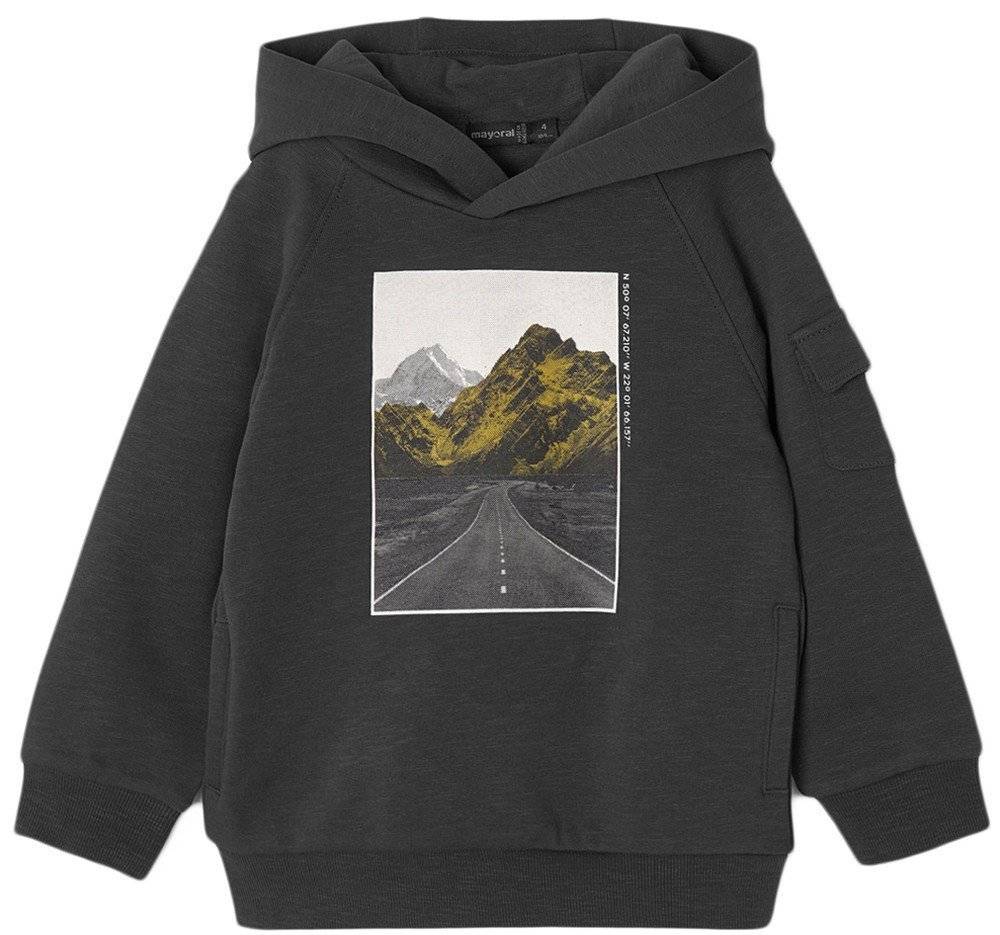 HOODIE MAYORAL 4452 BROTHERS ΣΚΟΥΡΟ ΓΚΡΙ (110 CM)(5 ΕΤΩΝ)