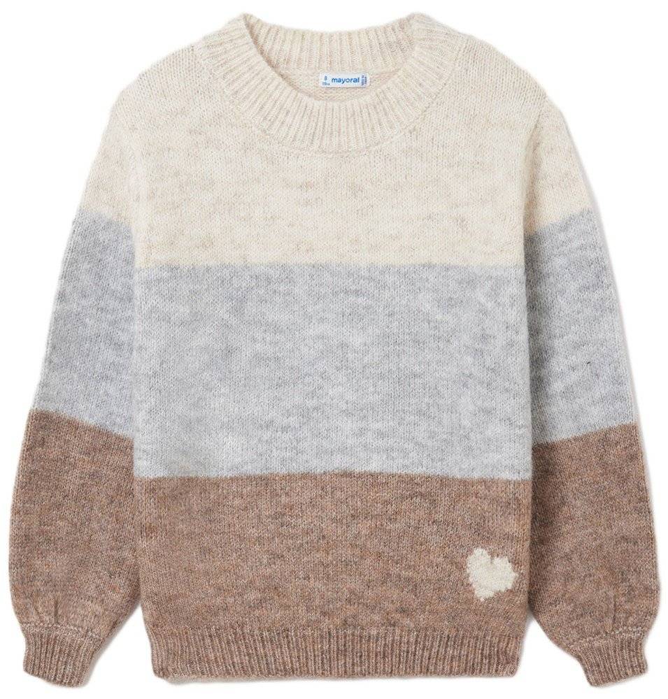 ΠΟΥΛΟΒΕΡ ΖΕΡΣΕΥ MAYORAL 7370 ΣΚΟΥΡΟ ΜΠΕΖ (162 CM)(16 ΕΤΩΝ)