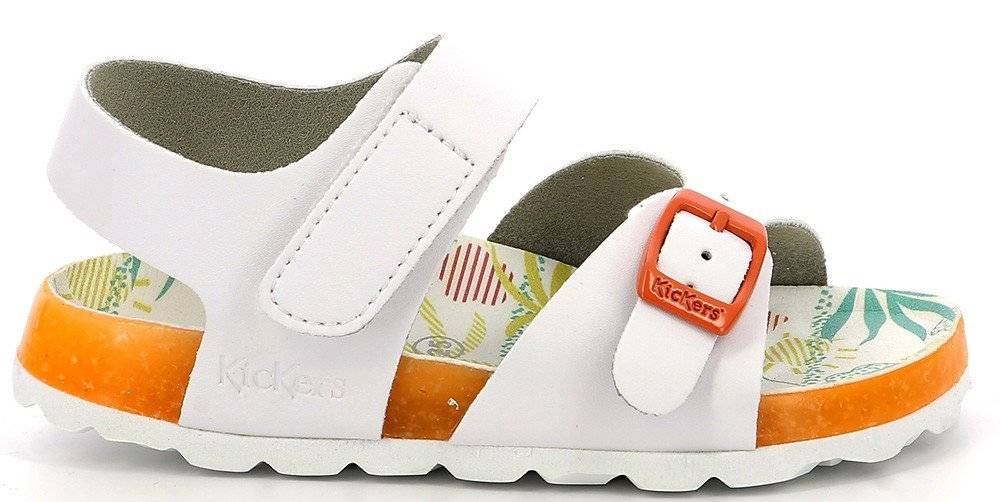 ΣΑΝΔΑΛΙΑ KICKERS SUNKRO 858548 ΛΕΥΚΟ (EU:26) KICKERS