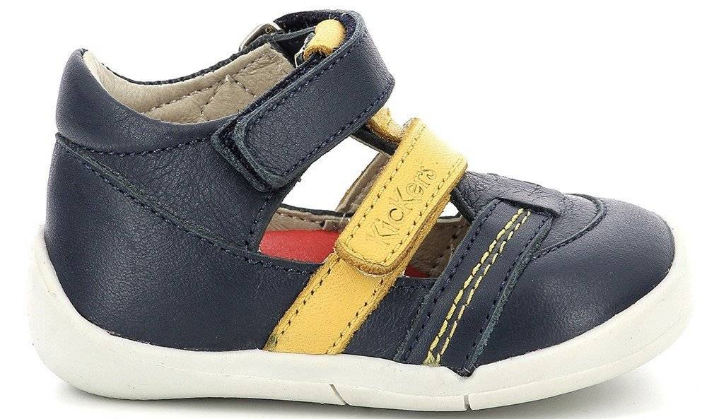 ΠΑΠΟΥΤΣΟΠΕΔΙΛΑ KICKERS WAFEL 927210 ΣΚΟΥΡΟ ΜΠΛΕ/ΚΙΤΡΙΝΟ (EU:19)