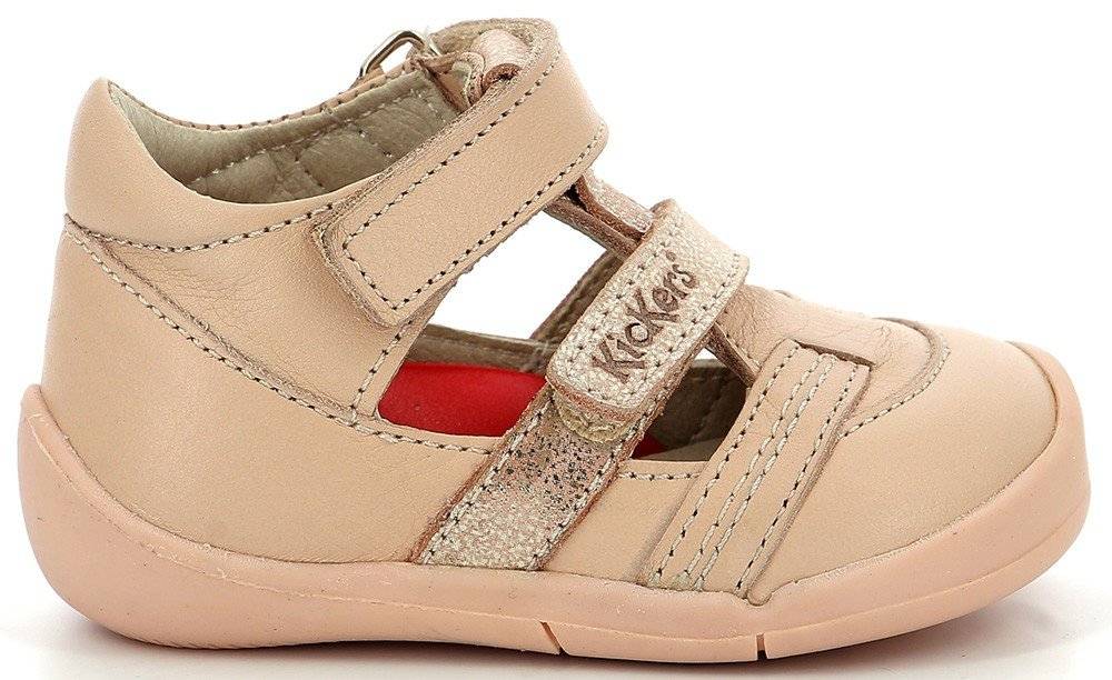 ΠΑΠΟΥΤΣΟΠΕΔΙΛΑ KICKERS WAFEL 927211 ΑΝΟΙΧΤΟ ΡΟΖ ΜΕΤΑΛΛΙΖΕ (EU:23) KICKERS