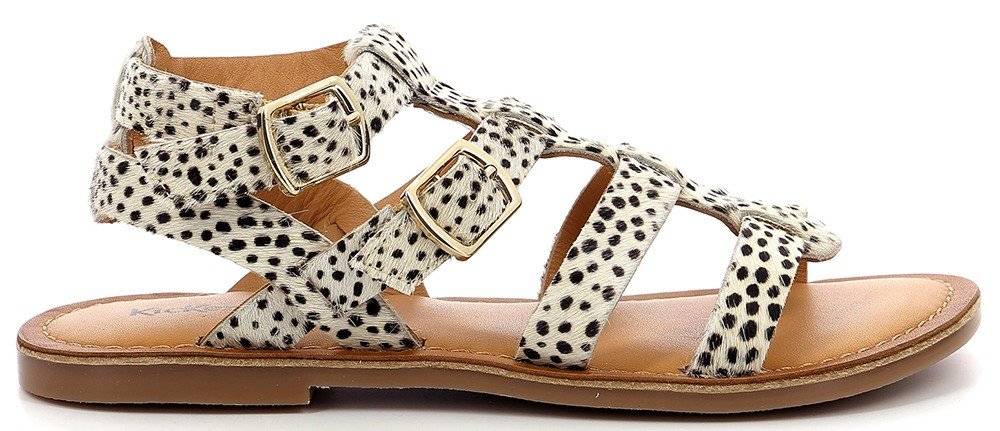 ΣΑΝΔΑΛΙΑ KICKERS KICK DAZED ΛΕΥΚΟ/ΜΑΥΡΟ (EU:33) KICKERS