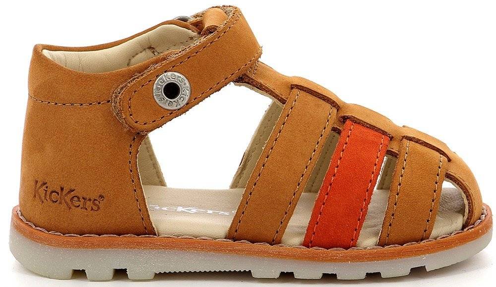 KICKERS ΠΑΠΟΥΤΣΟΠΕΔΙΛΑ KICKERS NONOPI 927620 ΚΑΦΕ/ΠΟΡΤΟΚΑΛΙ (EU:22)