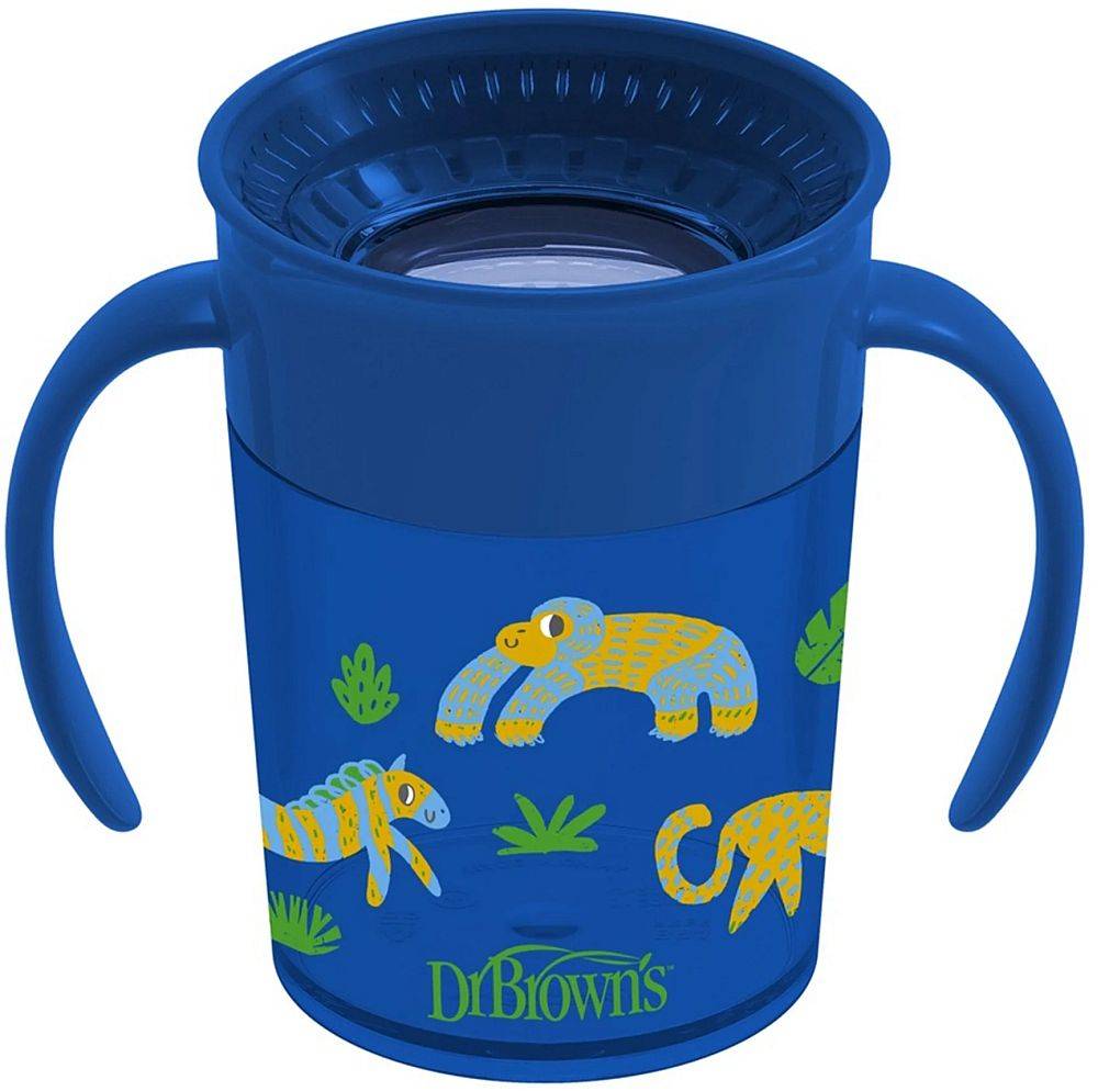 ΚΥΠΕΛΛΟ 360° ΜΕ ΛΑΒΕΣ DR.BROWN'S 200 ML ΜΠΛΕ