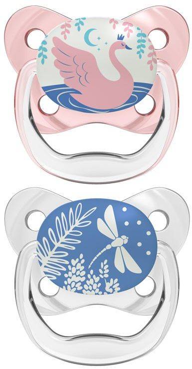 ΠΙΠΙΛΑ ΝΥΚΤΟΣ ΣΙΛΙΚΟΝΗ DR.BROWN'S ΠΕΤΑΛΟΥΔΑ PREVENT 0-6M ΡΟΖ