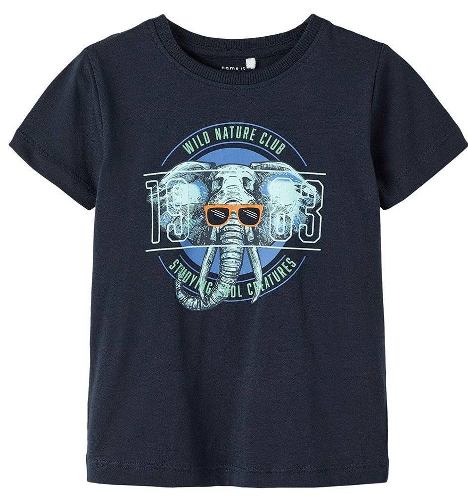 T-SHIRT NAME IT 13213252 NMMBERT ΣΚΟΥΡΟ ΜΠΛΕ (92 CM)-(2 ΕΤΩΝ) NAME IT