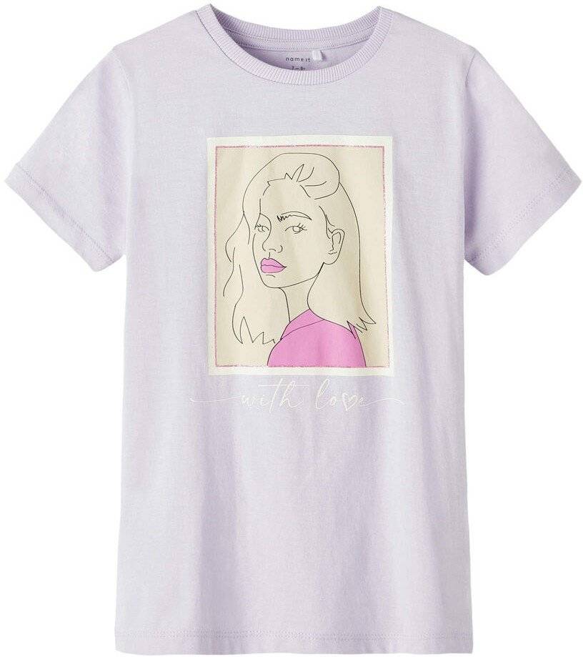 T-SHIRT NAME IT 13213295 NKFBRIGITA ΜΩΒ (122-128 CM)-(7-8 ΕΤΩΝ) NAME IT