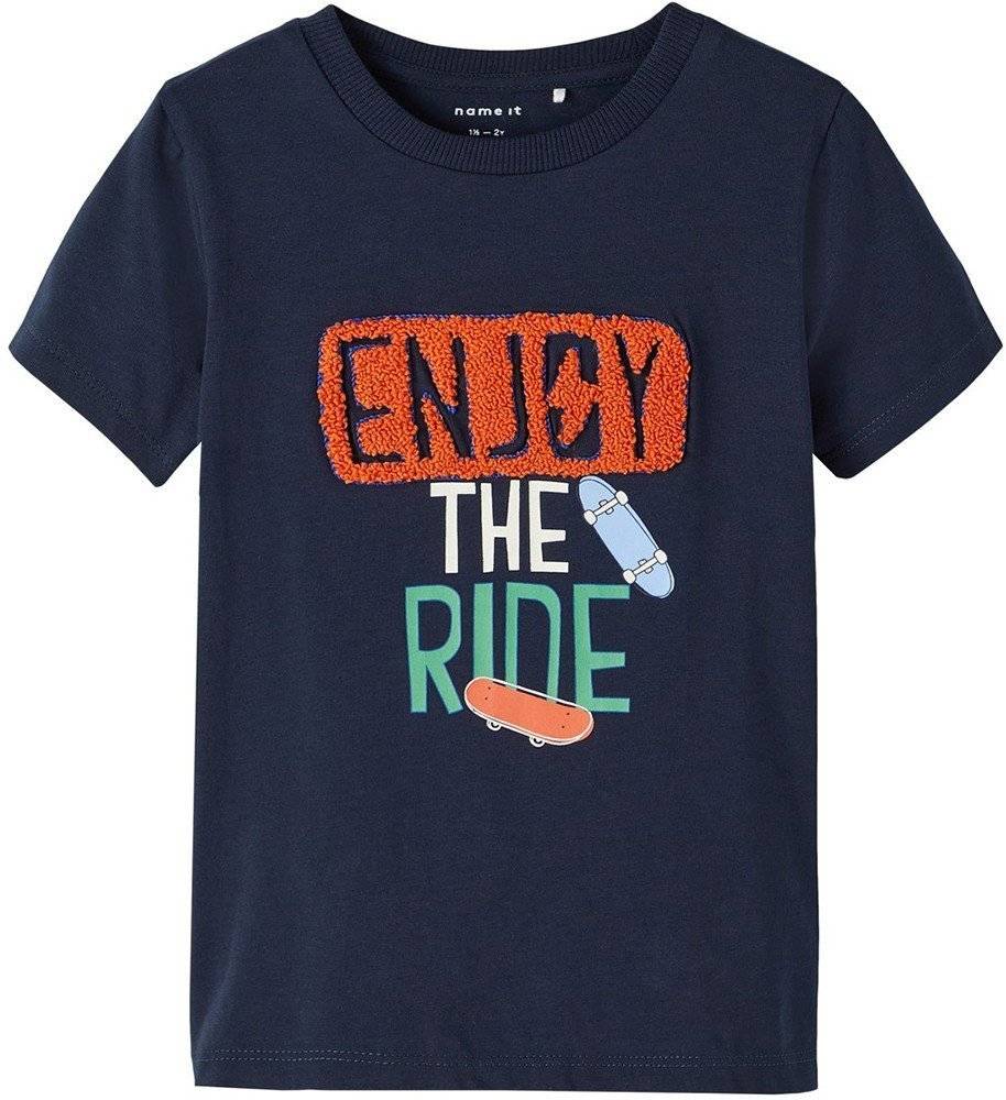 T-SHIRT NAME IT 13213264 NMMHENNE ΣΚΟΥΡΟ ΜΠΛΕ (104 CM)-(4 ΕΤΩΝ) NAME IT