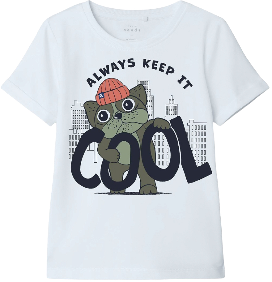 T-SHIRT NAME IT 13214988 NMMVUX ΛΕΥΚΟ (116 CM)-(6 ΕΤΩΝ) NAME IT
