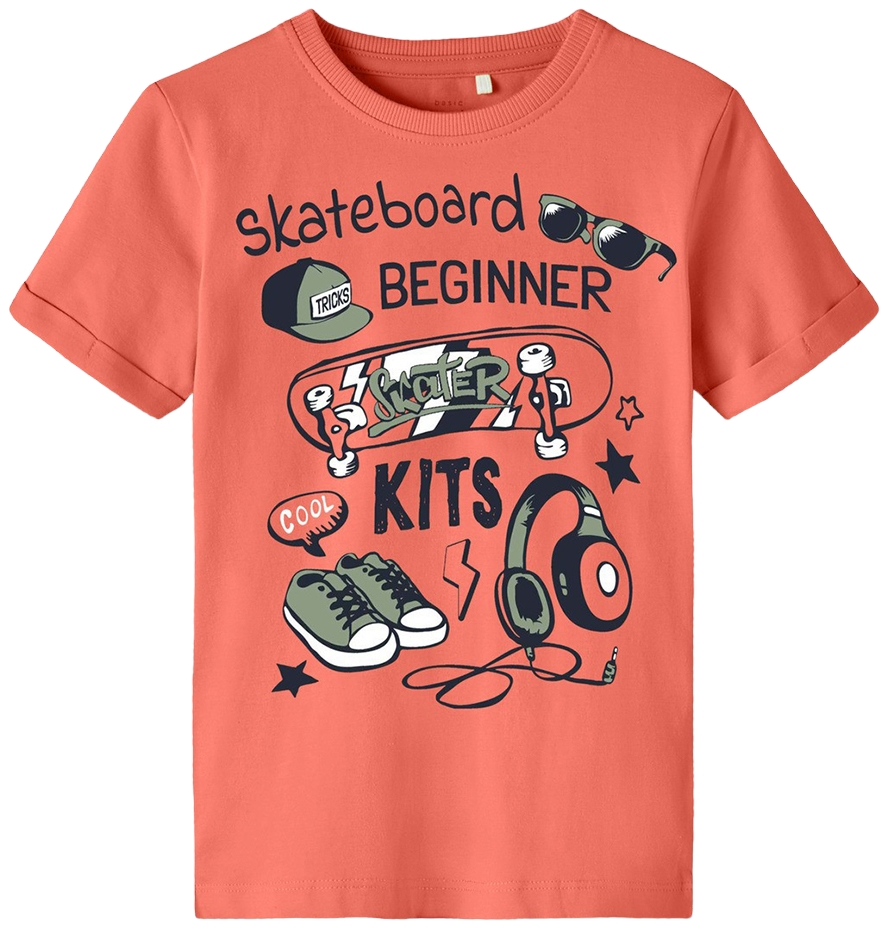 T-SHIRT NAME IT 13214988 NMMVUX ΠΟΡΤΟΚΑΛΙ (92 CM)-(2 ΕΤΩΝ) NAME IT